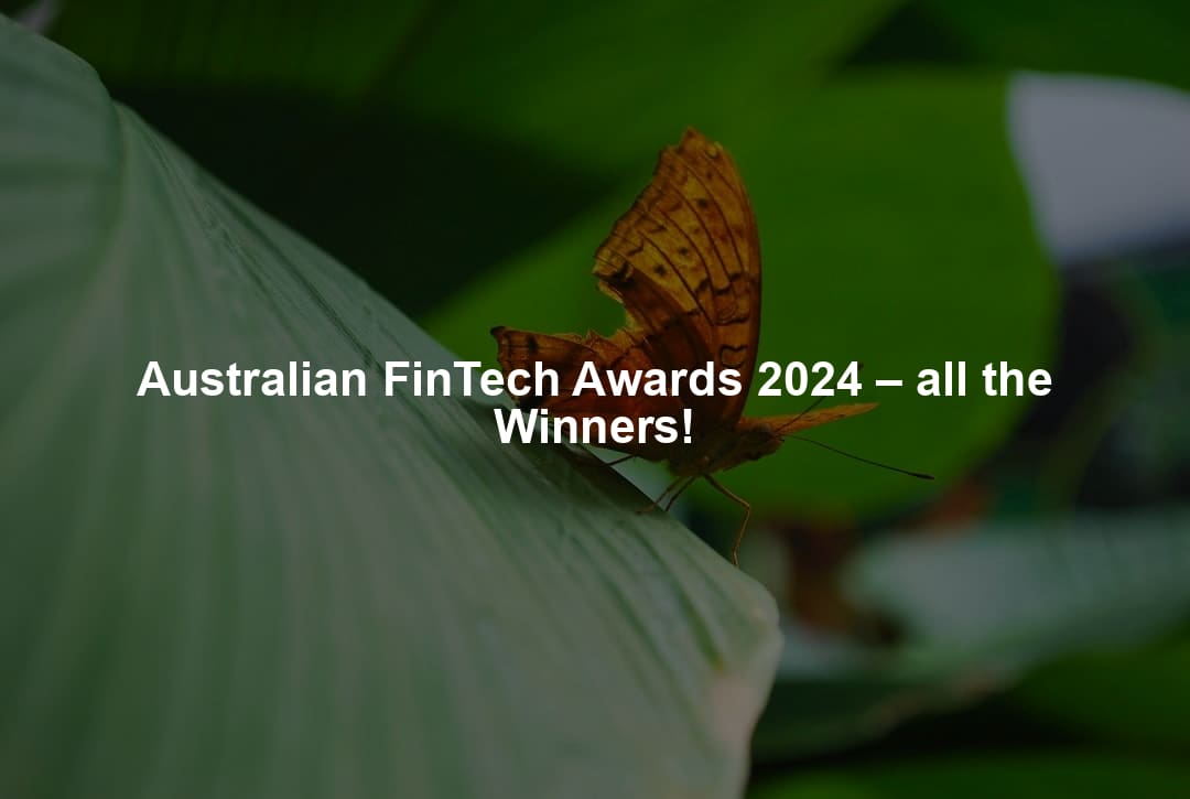 Australian FinTech Awards 2024 – all the Winners!