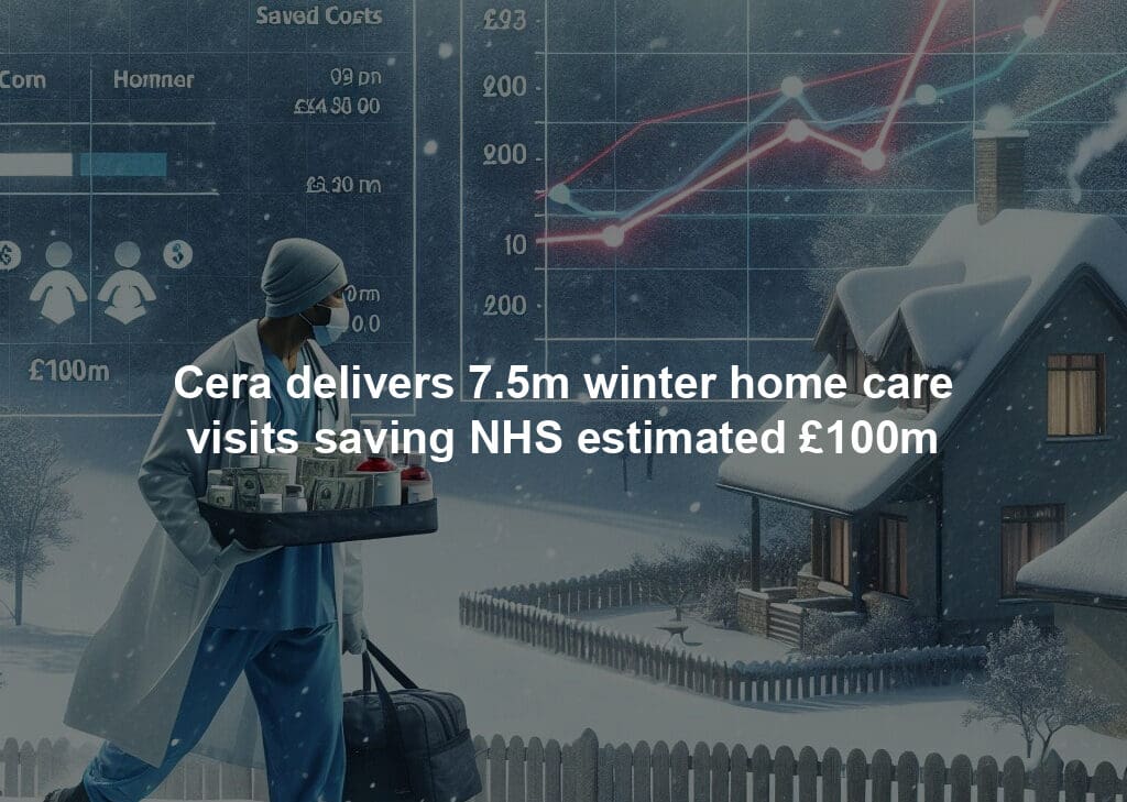 Cera delivers 7.5m winter home care visits saving NHS estimated £100m