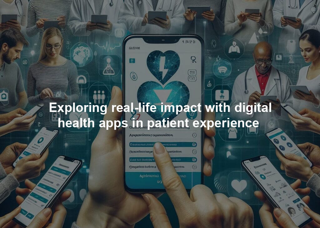 Exploring real-life impact with digital health apps in patient experience 