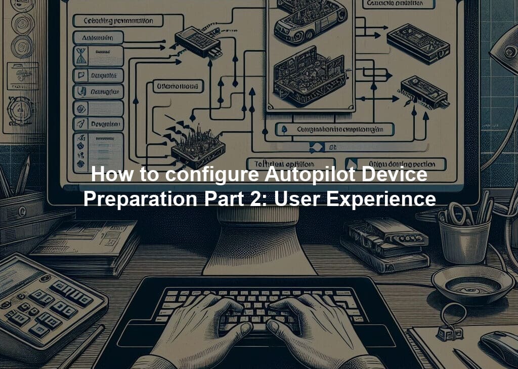 How to configure Autopilot Device Preparation Part 2: User Experience