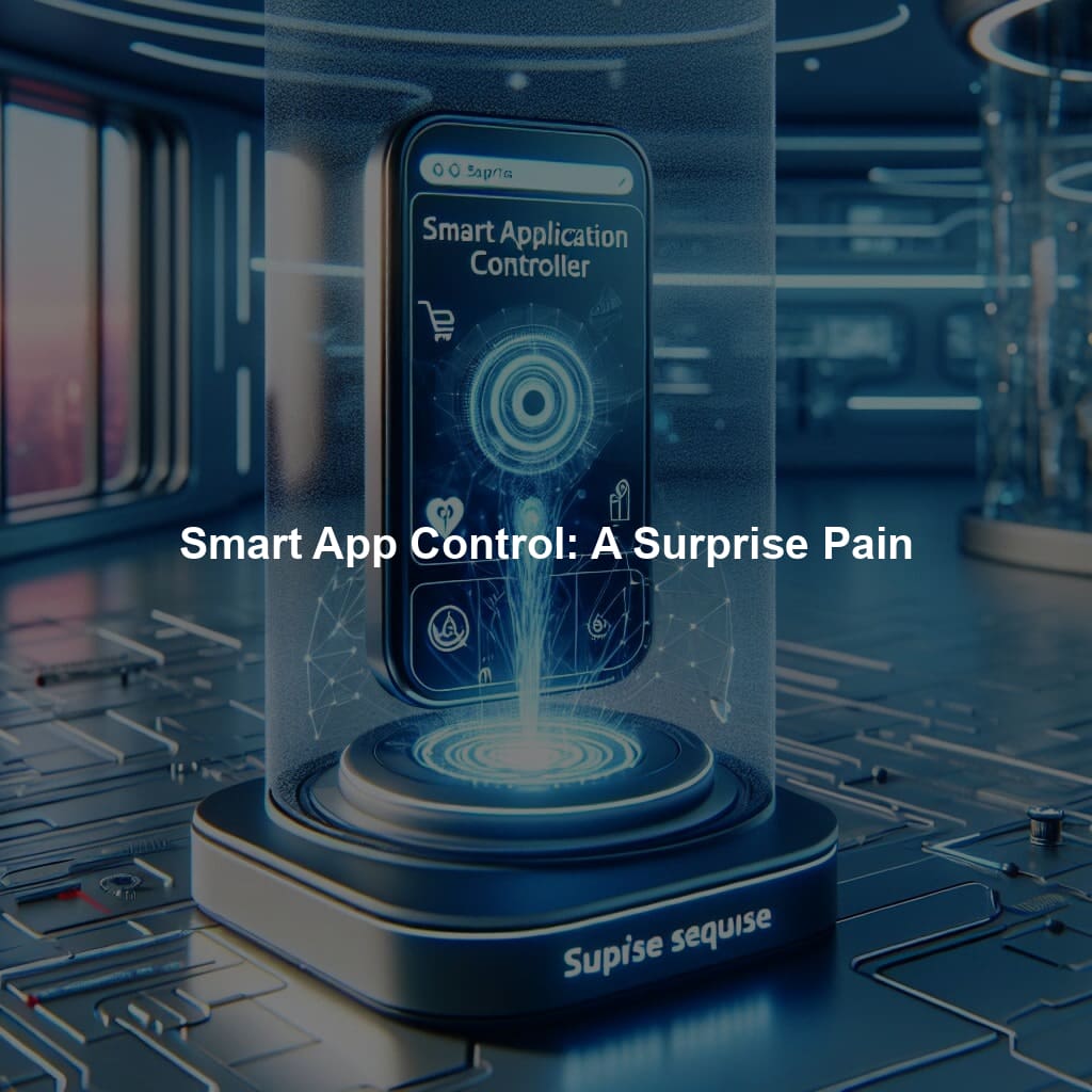 Smart App Control: A Surprise Pain