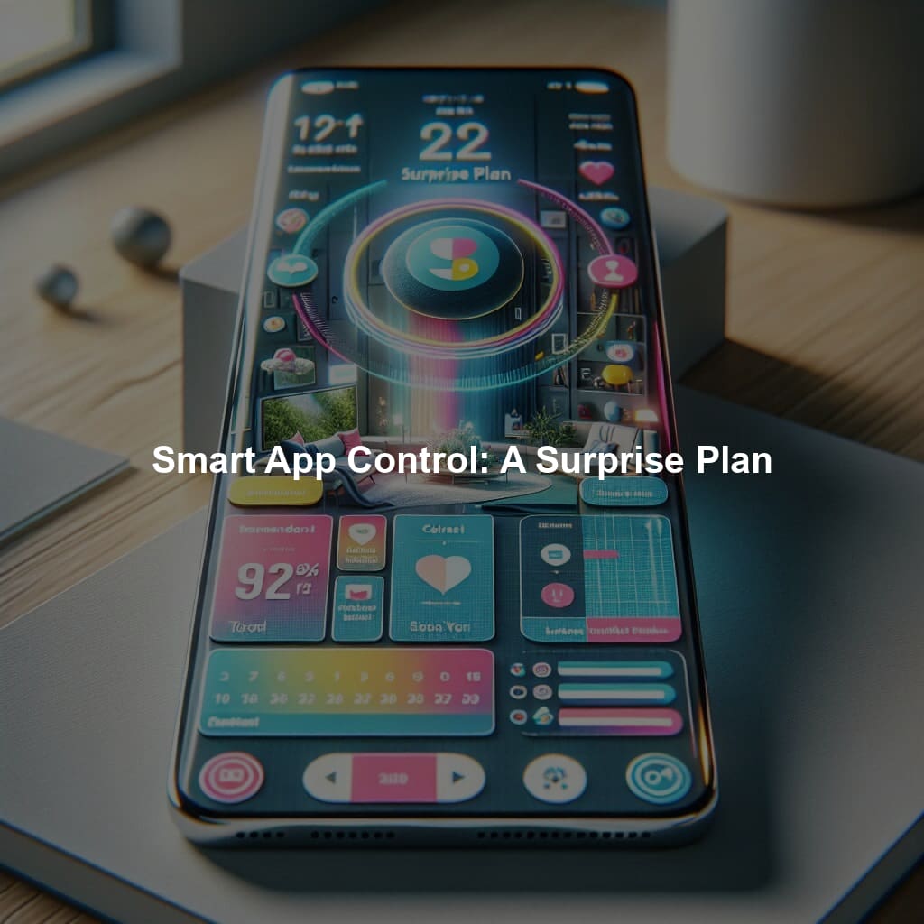 Smart App Control: A Surprise Plan