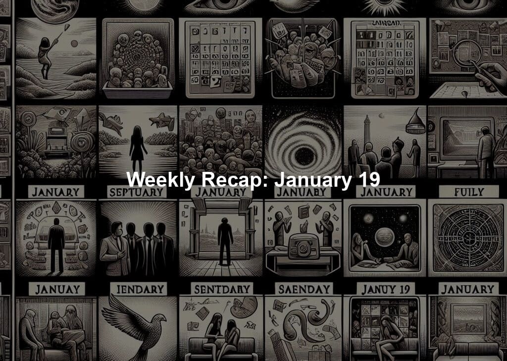 Weekly Recap: January 19