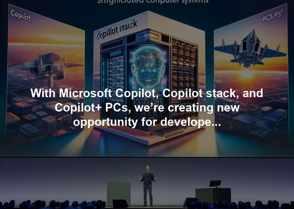 With Microsoft Copilot, Copilot stack, and Copilot+ PCs, we’re creating new opportunity for developers at a time when AI is transforming every layer of the tech stack. Here are highlights from my keynote this morning at #MSBuild.