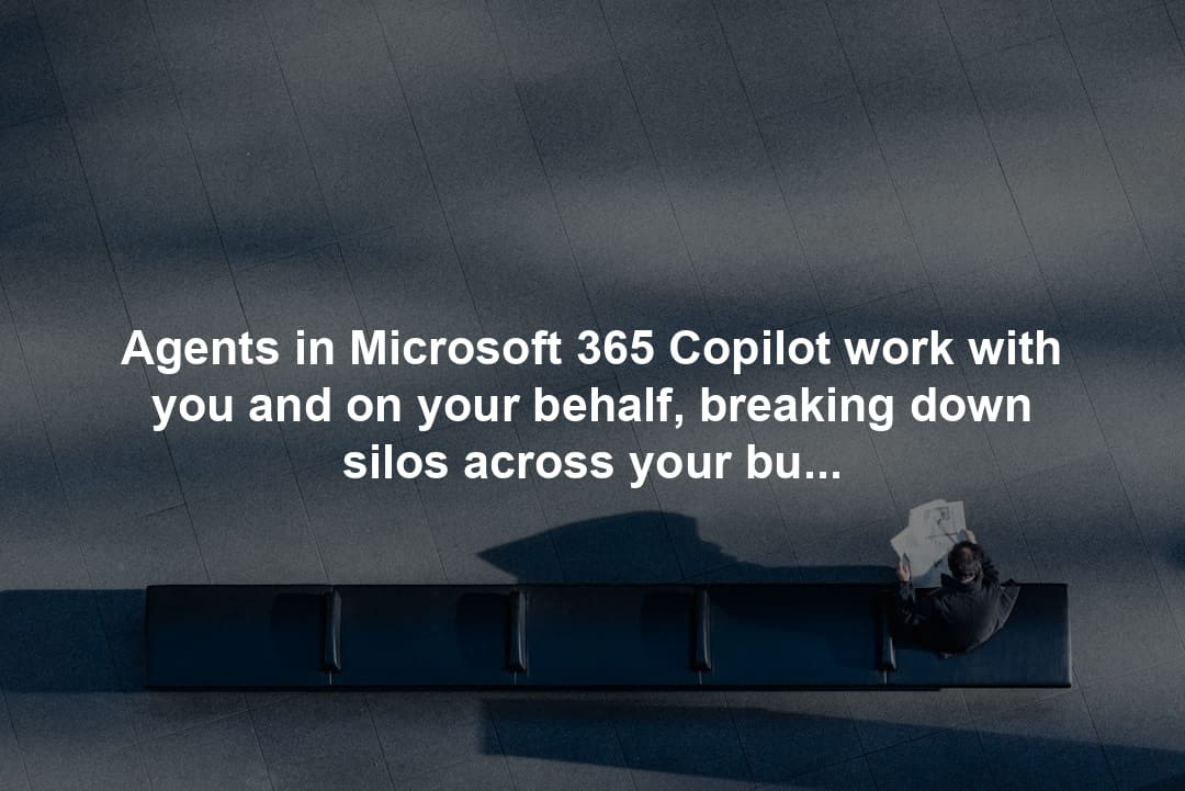 Agents in Microsoft 365 Copilot work with you and on your behalf, breaking down silos across your business applications. And it’s fantastic to see how our partners like Adobe, SAP, ServiceNow, and more are building agents to bring their unique knowledge right into the flow of your work and transform every business process and function, from HR and finance to sales. See this in action and learn more here.